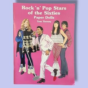 Rock 'n' Pop Stars of the Sixties Paper Dolls Tom Tierney Uncut Cher Janis...